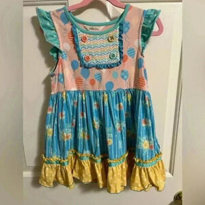 Matilda Jane Dream Chasers Balloon‎ Play Tunic Top Size 8 EUC